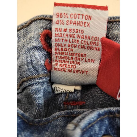 Smith's Dungarees Women Light Wash Bootcut Stretch Jeans Size 6 Cotton Trendy - Picture 5 of 7